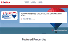 Tablet Screenshot of preferredgrouprealtors.com